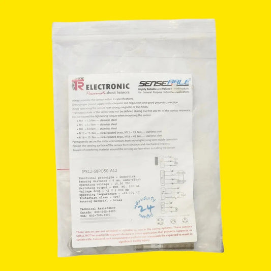 Tr Electronic Ips12-s8po50-a12 Sensor Inductivo M12 Pnp