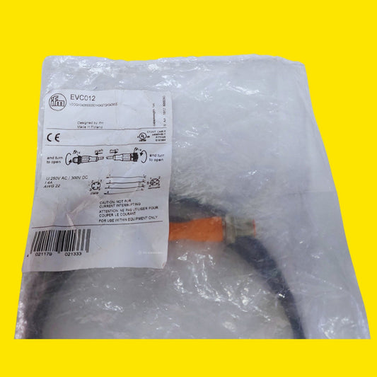 Ifm Evc012 Conector Hembra / Macho Conector Para Sensor