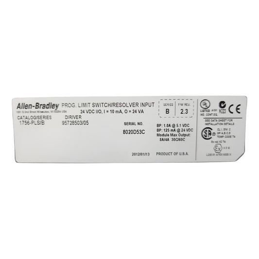 Allen-bradley 1756-pls Modulo Interruptor De Limite