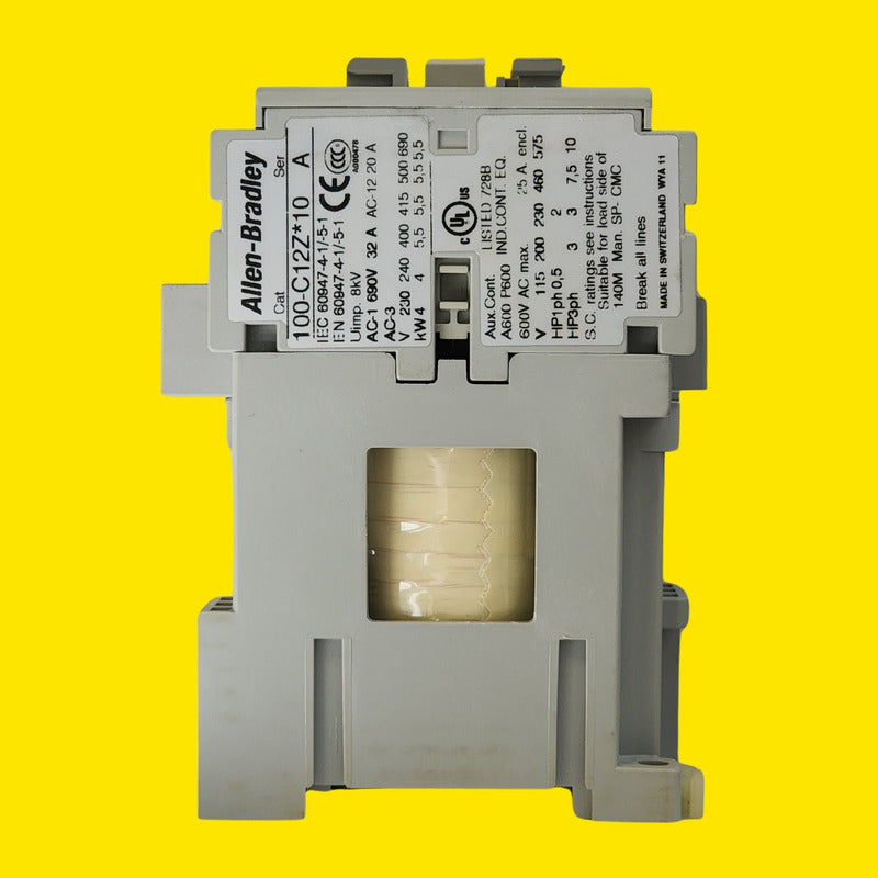 Allen-bradley 100-c12zj10 Contactor De Control