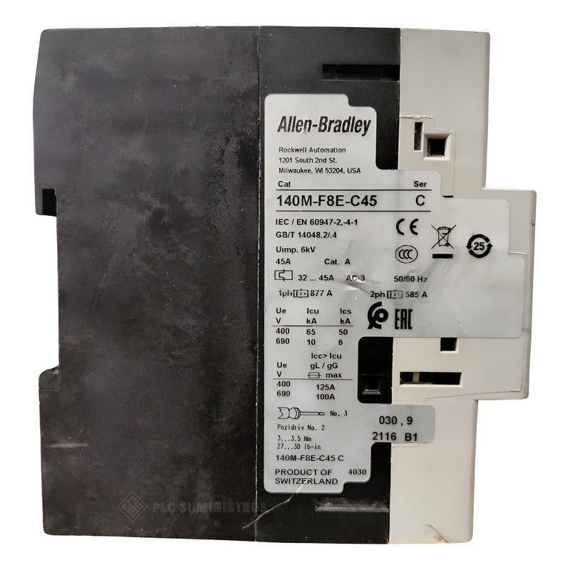 Allen-bradley 140m-f8e-c45 Disy. De Protección  Motor 60