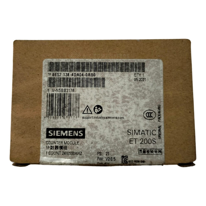 Siemens Siematic 6es7138-4dd01-0ab0 Et 200s Counter Module