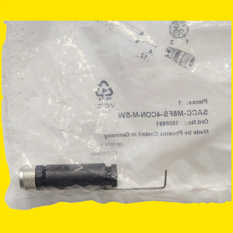 Phoenix Contact Sacc-m8fs-4con-m-sw Conector M8 1506891