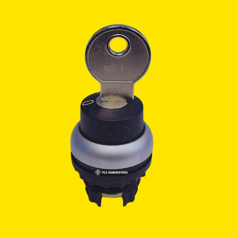 Eaton Moeller Botón Con Llave M22-wsq Negro Y Plateado