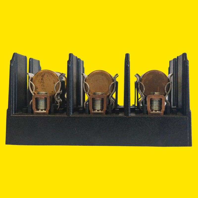 Base J60030-3cor Con 3 Fusibles Lpj-20sp 20a 600v Bussmann
