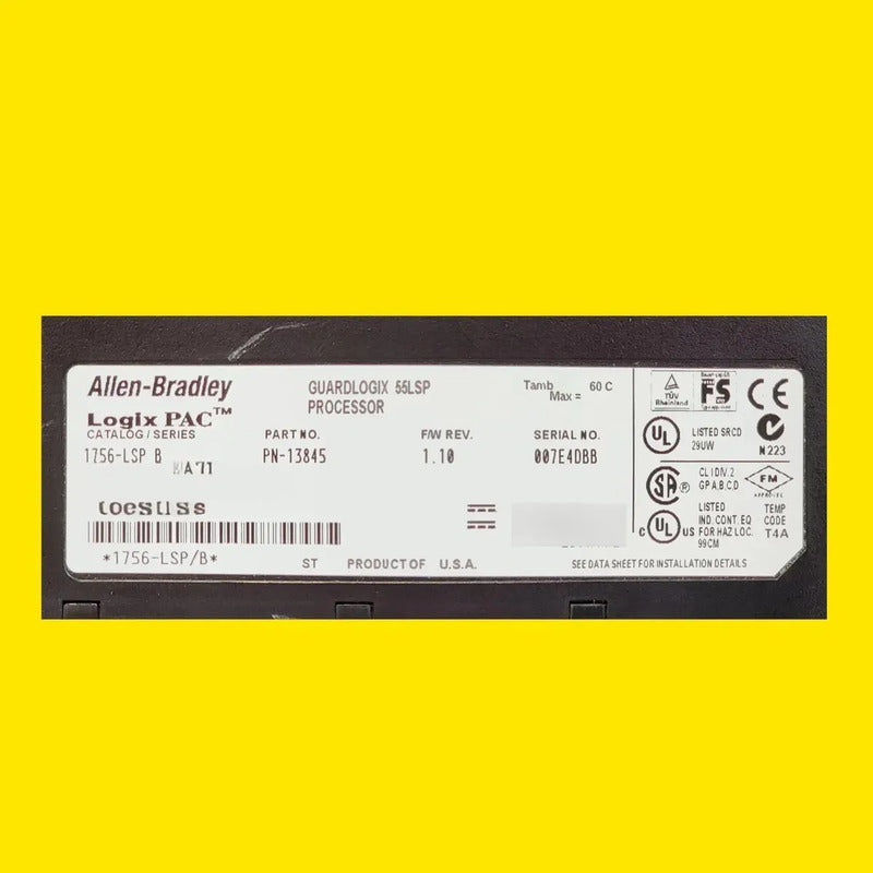 Allen Bradley 1756-lsp Modulo Safety Partner Plc