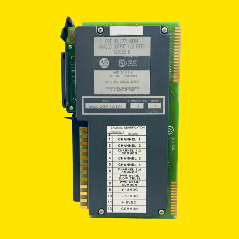 Allen Bradley 1771-of04 Módulo De Salida Analógica