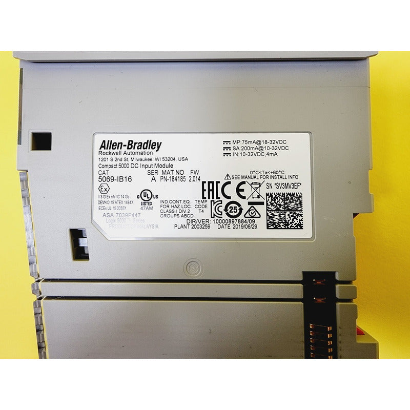 Allen Bradley 5069-ib16 Compact 5000 Modulo De Entrada