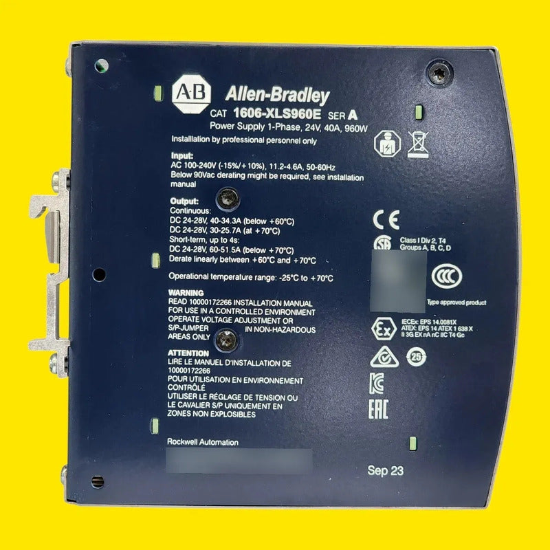 Fuente Allen Bradley 1606-xls960e 24vdc 40a 960w Industrial