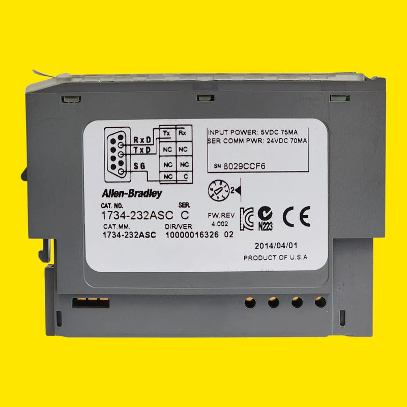 Allen-bradley 1734-232asc Módulo Serial Rs-232 Point I/o
