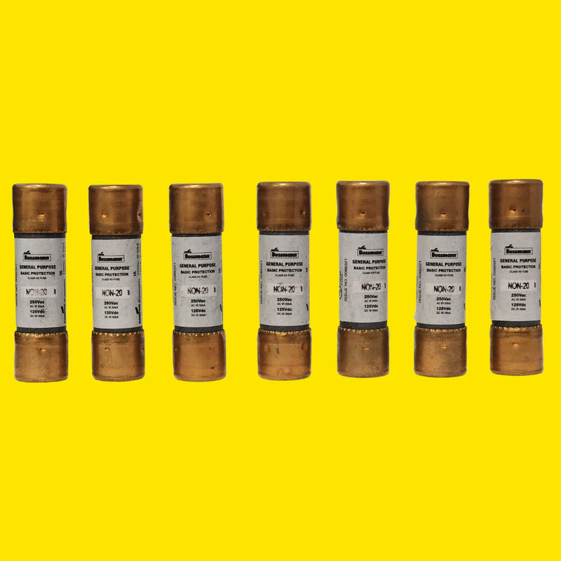 Bussmann Fuse Non-20 250v Ac 125v Dc Protección General7pzas