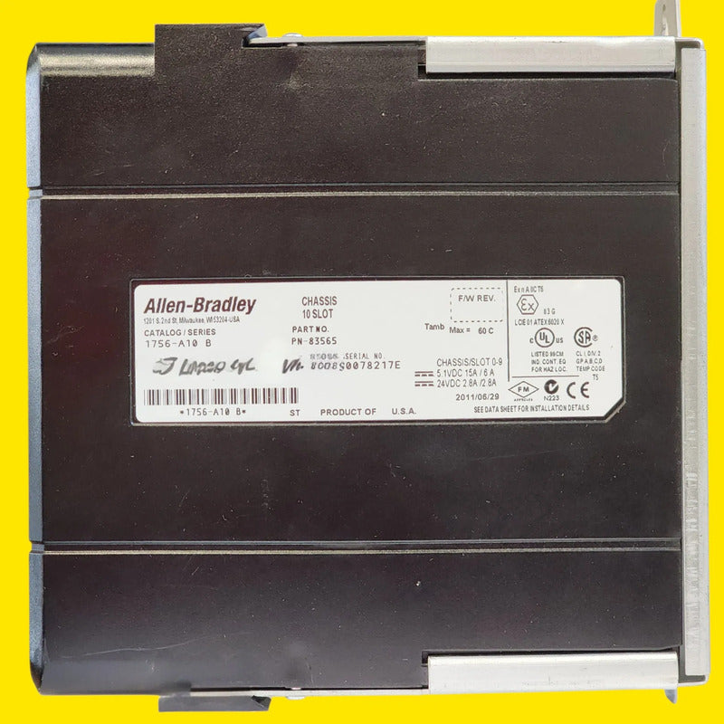 Allen-bradley 1756-a10 Chasis Controllogix