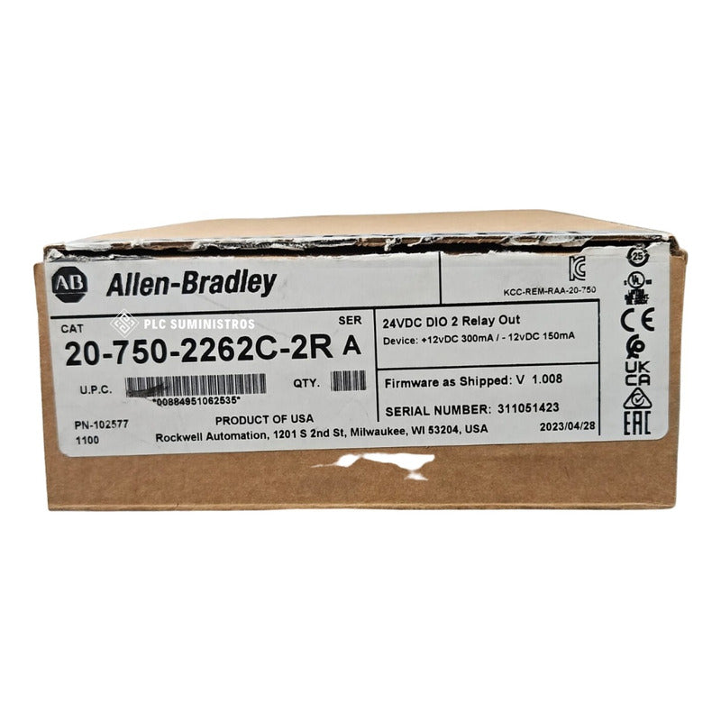 Allen Bradley 20-750-2262c-2r Modulo De E/s