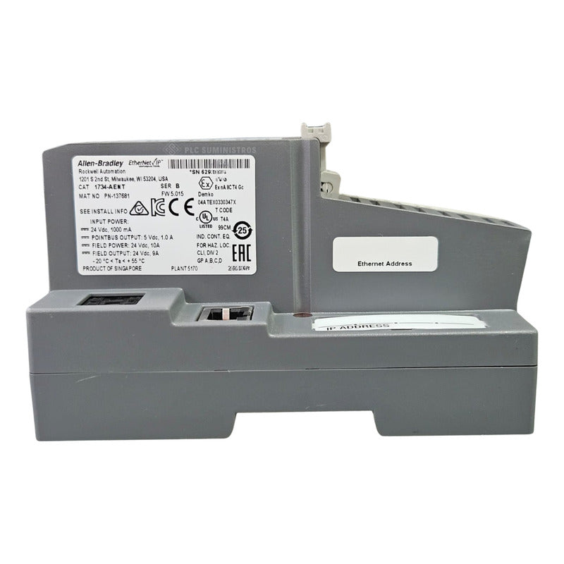 Allen-bradley 1734-aent Ethernet