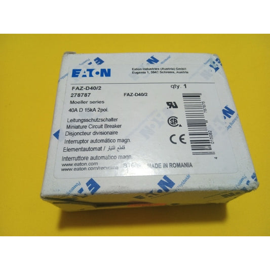 Eaton Faz-d40/2 40a D 15ka 2pol.