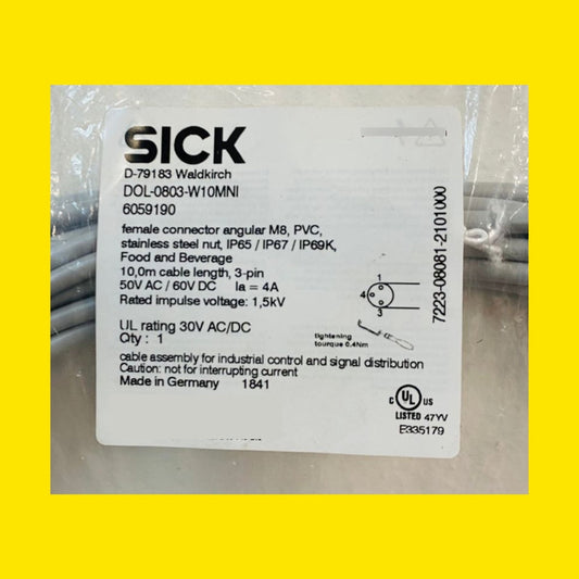 Sick Dol-0803-w10mni Sensor Inductivo 6059190