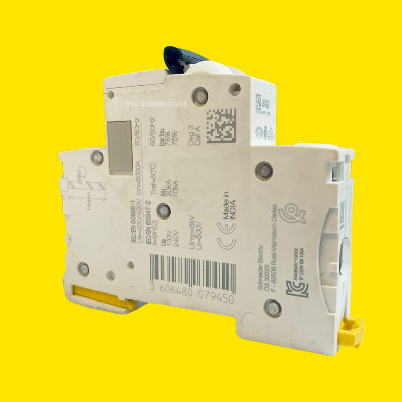 Acti9 Interruptor Termomagnetico Ic60n 1x6a Curva