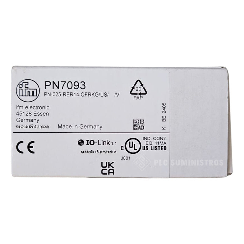 Ifm Pn7093 Pn-025-rer14-qfrkg/us