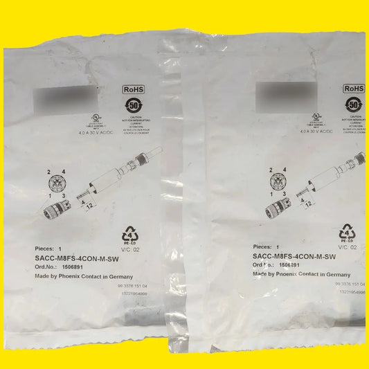 Phoenix Contact Sacc-m8fs-4con-m-sw Conector M8 1506891