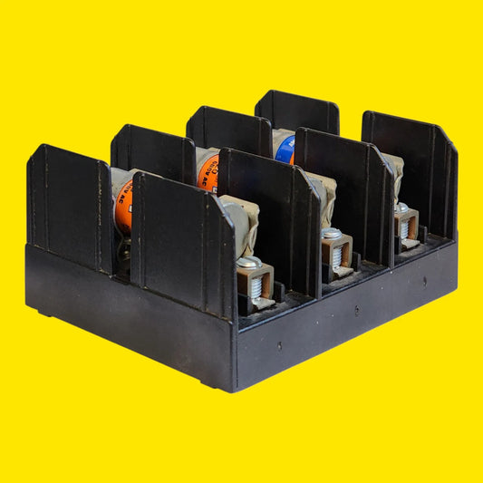 Portafusible J60030-3cor + 3 Fusibles Mersen Ajt20 20a 600v