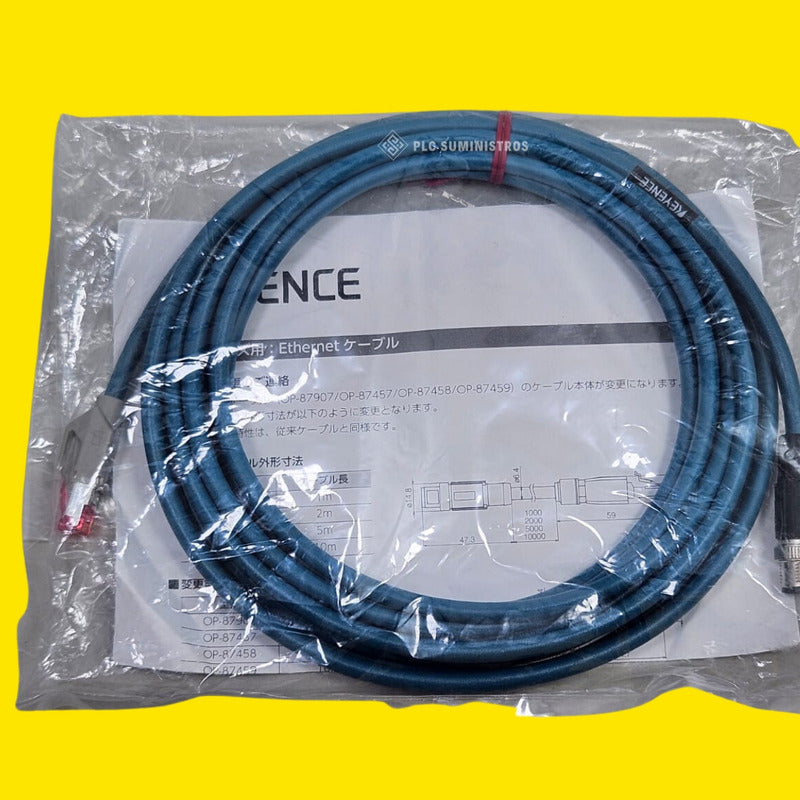 Keyence - Keyence Op-87458 Ethernet Cable Nuevo