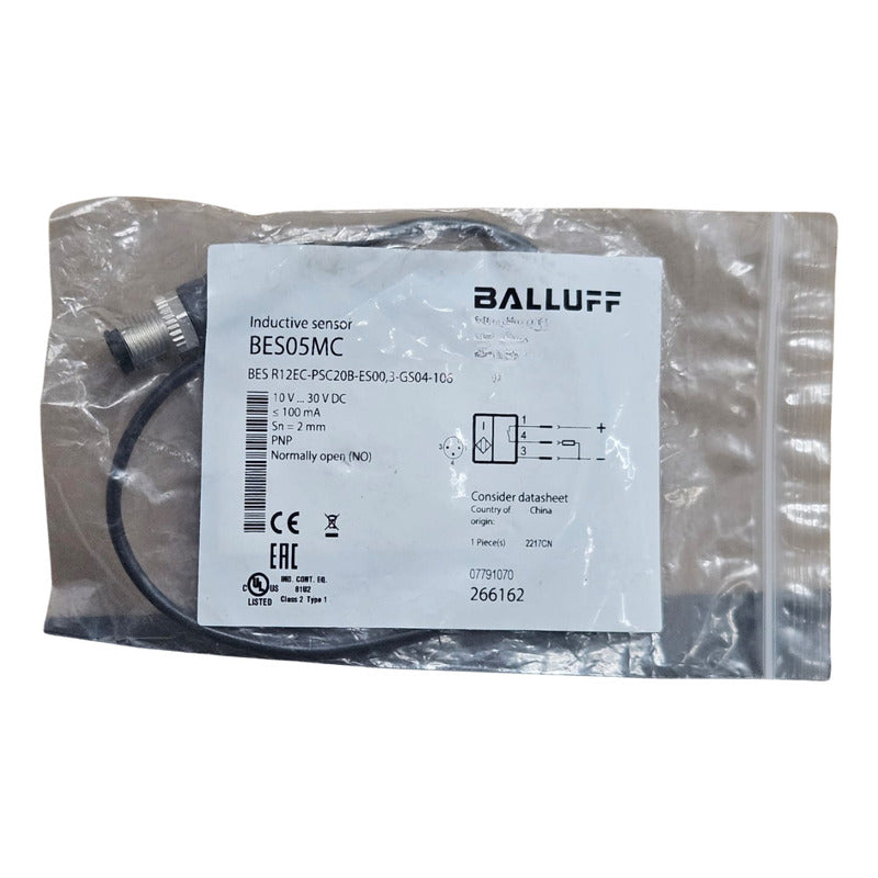 Balluff Bes05mc Bes R12ec-psc20b-es00,3-gs04-106 Sensor