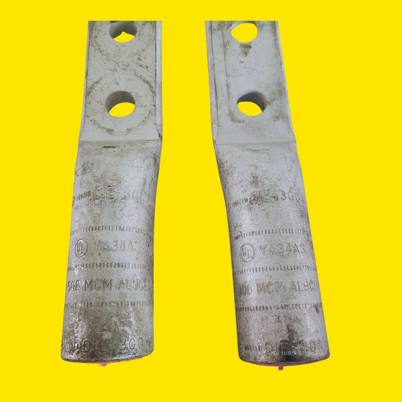 Burndy Ya34a3 500mcm Al9cu-hv Matriz 300 Rosa Conector