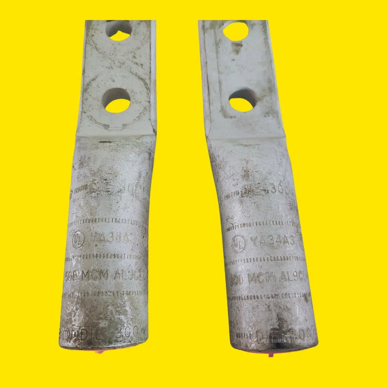 Burndy Ya34a3 500mcm Al9cu-hv Matriz 300 Rosa Conector