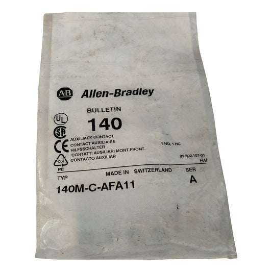 Allen-bradley 140m-c-afa11 Auxyliary Contact Bulletin 140