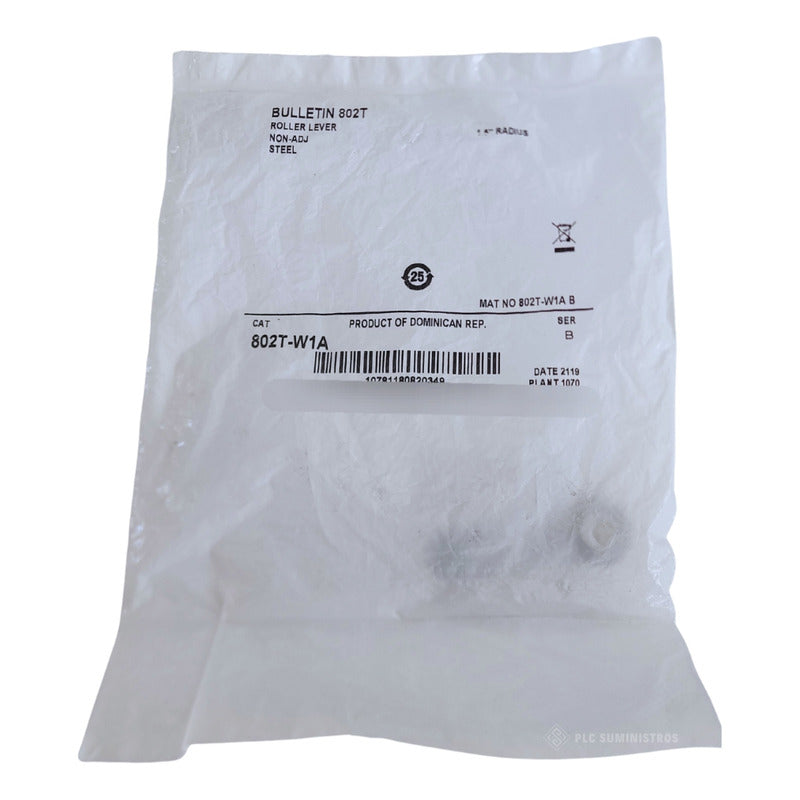 Allen Bradley - Allen Bradley 802t-w1a Interruptor De