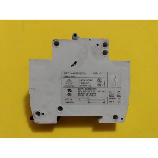 Allen-bradley 1492-sp1d005 1p 277v .5a Interruptor Circuito