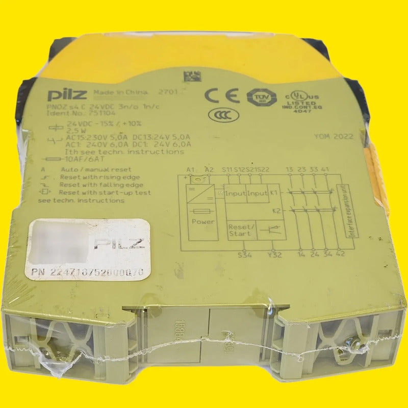 Pilz Pnoz S4 C Relevador De Seguridad 24vdc 751104