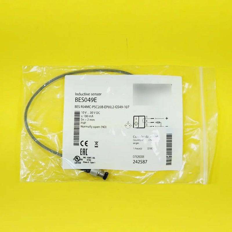 Balluff Bes049e: Sensor Inductivo Pnp 2mm M8 | Bes R04mc