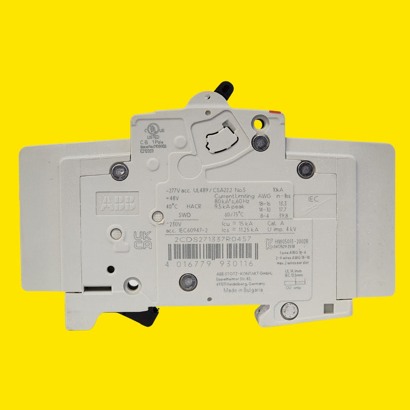 Breaker Abb Su201m-k15 15a 1 Polo 2cds271337r0457
