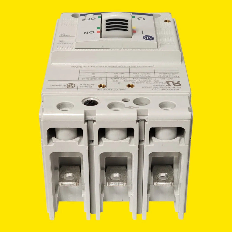 Interruptor Termomagnético Allen Bradley 140g-g8p-c50 3p 50a