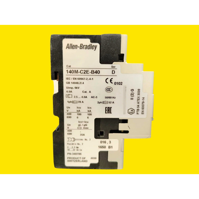 Allen Bradley 140m-c2e-b40 Viaje Magnético Standar