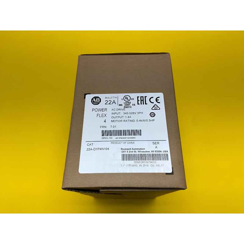 Allen Bradley 22a-d1p4n104 Variador Powerflex 4 0.5hp