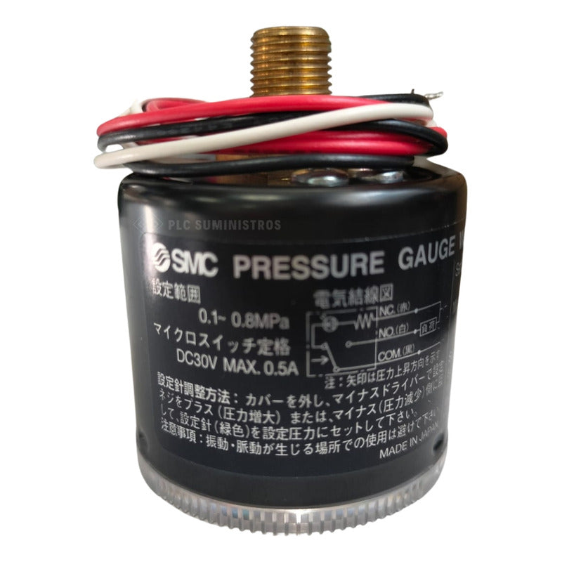 Smc Gp46 Medidor De Presion Con Interruptor