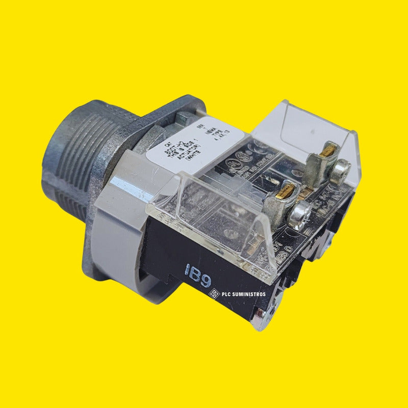 800t-h2d1 Allen-bradley Selector, 2-posición, Mantiene 30mm, Negro/blanco