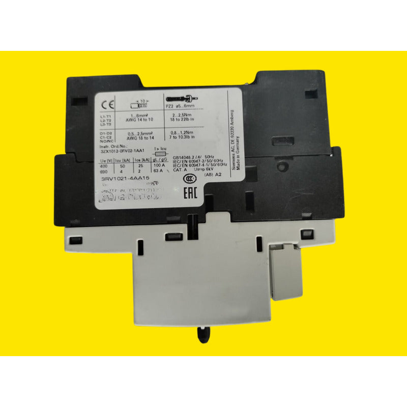 Siemens 3rv1021-4aa15 Interruptor Automático/disyuntor.