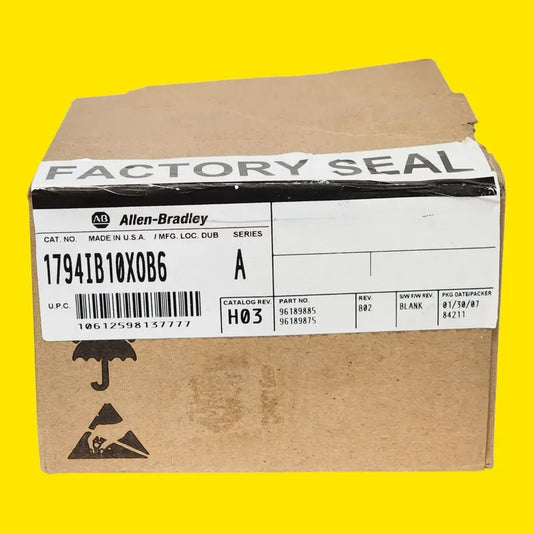 Allen-bradley 1794-ib10xob6 Módulo I/o Digital Flex Nueva Caja Cerrada