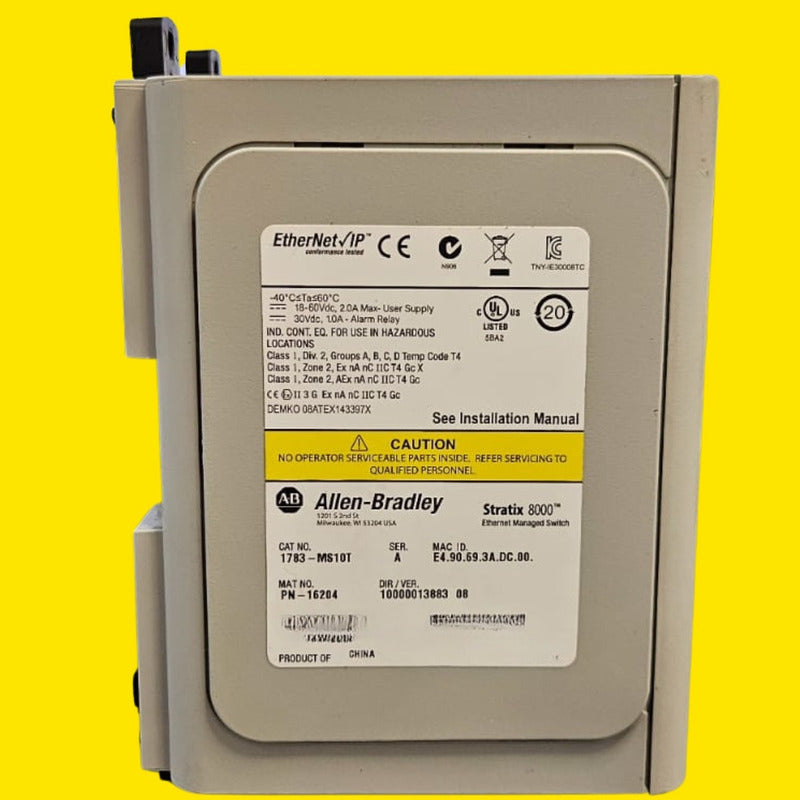 Allen-bradley 1783-ms10t Ethernet I/p
