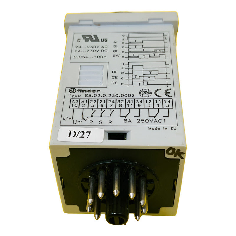 Finder Buscador 88.02.0.230.0002 Enchufe En Temporizador-