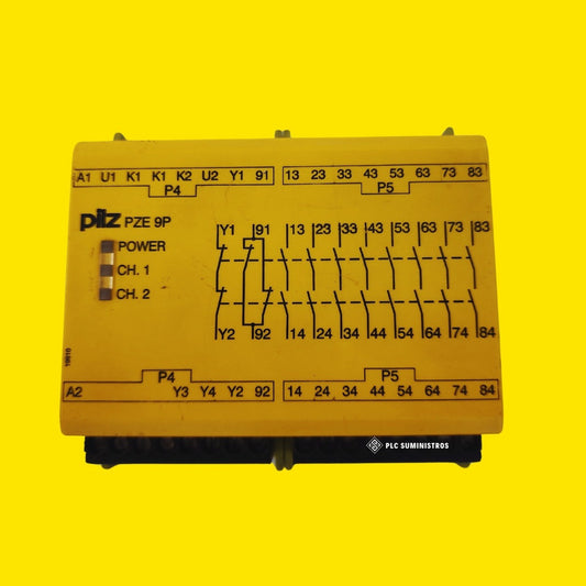 Relé De Seguridad Pilz Pze 9p 24 Vacdc 8n/o 1n/c 777140