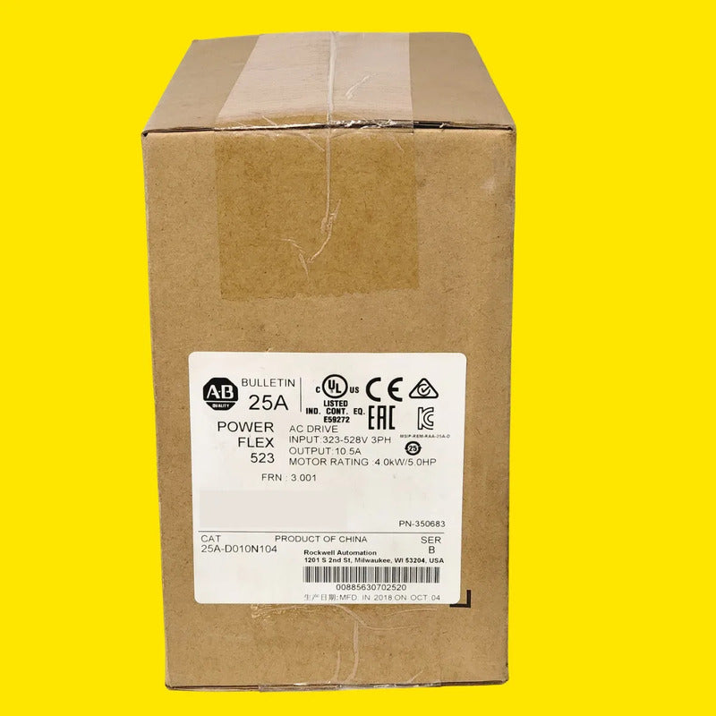 Allen-bradley 25a-d010n104 Powerflex Variador 5.0hp