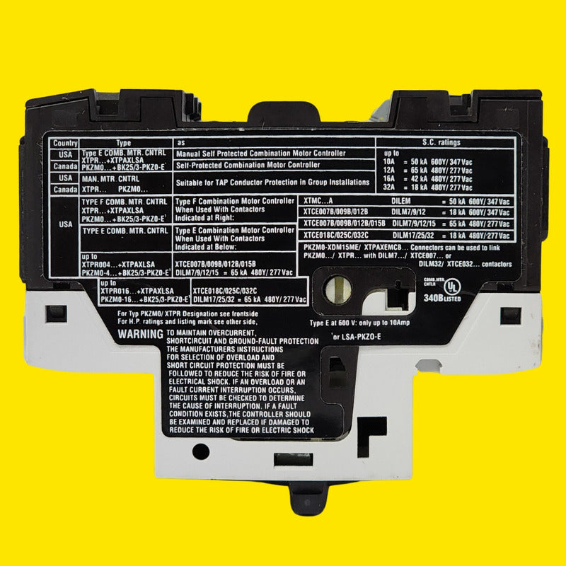 Eaton Pkzm0-0,25 Guardamotor 0.16-0.25a 3 Polos 690v 50/60 Hz