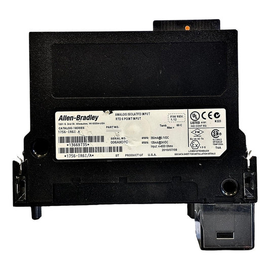 Allen-bradley 1756-ir6i Rtd Input