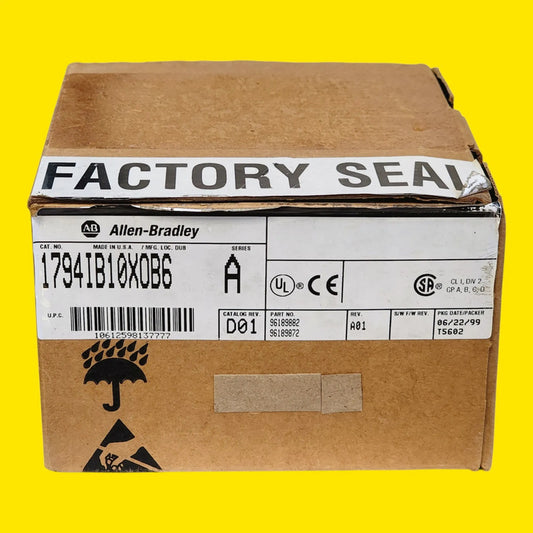 Allen-bradley 1794-ib10xob6 Módulo I/o Digital Flex Nueva Caja Abierta