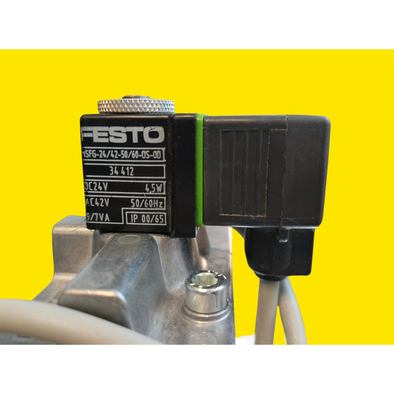 Festo Valvula Neum Mfh-5-1/2 Y Bobina Selen Msfg-24/42-50/60