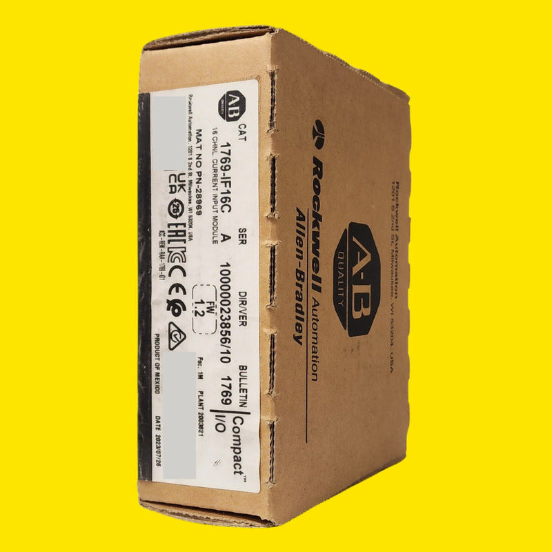Módulo Allen Bradley 1769-if16c Entrada Analógica 16 Bits
